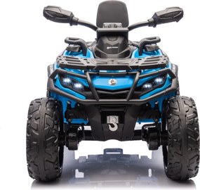 Moto 4 elétrica para crianças 3 a 7 anos* , 24V Can Am Outlander 4×4 200W rodas Espuma EVA, assento couro Carga até 50Kg Azul