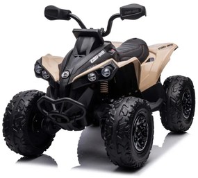 CAN-AM  ATV Quad, 12 volt, leather seat, rubber tires, music module (DK-CA002)