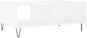 Mesa de centro 90x60x35 cm derivados de madeira branco