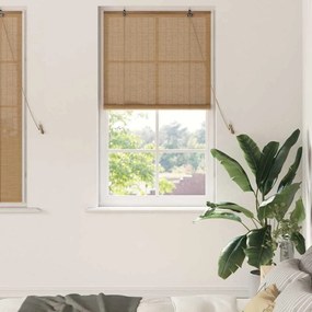 vidaXL Persianas e Sombras de Janela Marrom Claro 90 x 160 cm Bambu