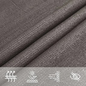Para-sol estilo vela 160 g/m² 3x3x4,2 m PEAD antracite