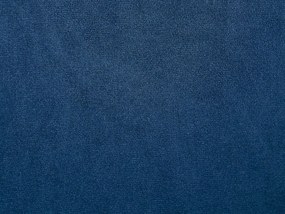 Mesa de cabeceira com 2 gavetas em veludo azul marinho SEZANNE Beliani