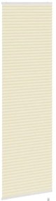 Creme Plissada Cega 65x200 cm Largura Tecido 64,4 cm Poliéster