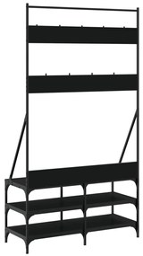 Conjunto de Entrada - Bengaleiro c/ arrumação de calçado 100x40x184 cm