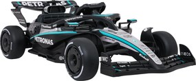 Carro elétrico para Crianças 12V AMG PETRONAS Formula 1 Rodas de espuma EVA, Assento Couro ecológico Preto