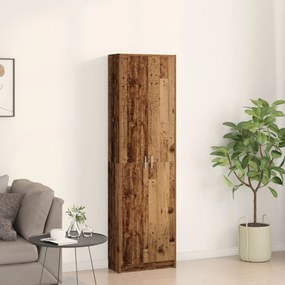 Guarda-roupa Madeira Antiga 55x25x189 cm Madeira Engenheirada