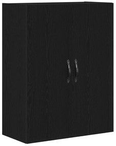 Armário Alto vidaXL Carvalho Preto 69,5x34x180 cm Madeiras de Engenhar