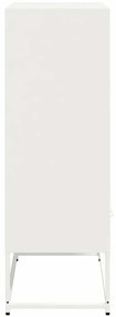 Móvel alto 68x39x111,5 cm aço branco