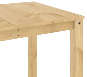 Mesa de jantar Panama 160x80x75 cm madeira de pinho maciça