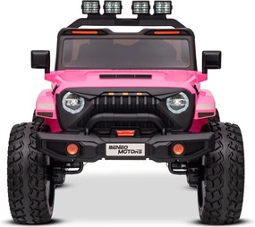 Jipe elétrico para crianças OFFRIDE 4x4 2 Lugares 24V bateria de litio, Rodas Grandes EVA com suspensão nas rodas traseiras, controlo remoto, luzes LE