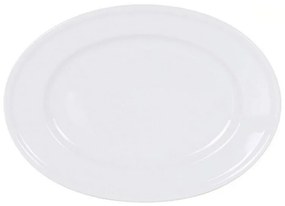 Recipiente de Cozinha Olympia Oval Porcelana Branco (31 cm)