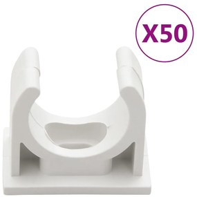 Calhas para cabos com clipes Ø25 mm 30 m PVC