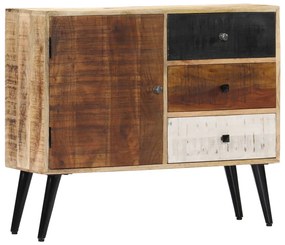 Aparador 88x30x73 cm madeira de mangueira maciça