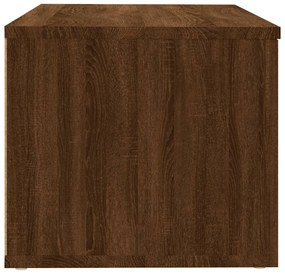 Móvel TV 80x34x30 cm derivados de madeira cor carvalho castanho