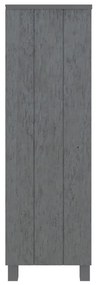 Estante HAMAR 85x35x112 cm pinho maciço cinza-escuro