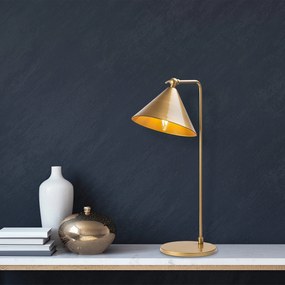 Candeeiro de Mesa Konika – Dourado – 24 x 26 x 50 cm