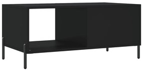 Mesa de centro 90x50x40 cm madeira processada preto