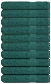 Toalhas 10 pcs 100x200 cm 360 gsm 100% algodão verde
