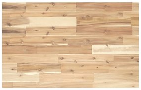 vidaXL Tampo p/ móvel casa de banho 100x50x4 acácia maciça não tratada