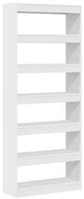 Gabinete de Livros/Divisor de Ambiente Branco 80x30x198 cm