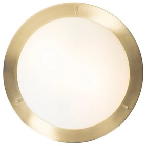 Candeeiro de teto moderno ouro 41 cm IP44 - YUMA Moderno