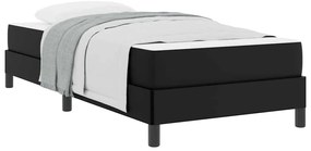 Cama Outros Preto 100 x 200 cm Couro sintético