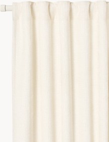 Cortinas opacas multi-banda Karlin, conjunto de 2, L 135 cm