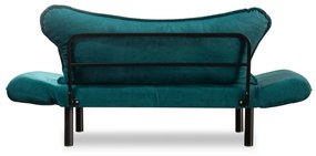 Sofá Cama "Chatto" – Azul Petróleo – 180x65x70 cm – Design Moderno