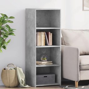 vidaXL Armário alto 45x41x124 cm derivados de madeira cinza cimento