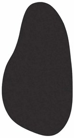 Tapete "HUARTE" Preto Macio de Pelo Curto e Lavável 80x150 cm