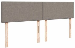 Estrutura de cama otomana com colchão tecido cinzento 160x200cm