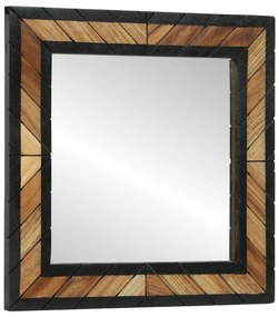 Espelhos 2 pcs 50x2x50 cm Madeira Sólida de Acácia