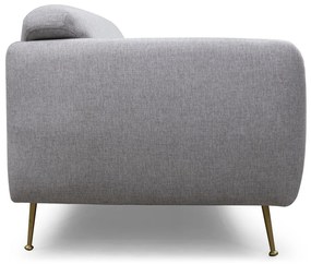 Sofá-cama de 3 Lugares Sevilla – Cinzento – 214 cm x 98 cm x 85 cm