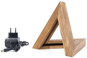 Candeeiro de Mesa KN02 – Castanho – 22 x 22 x 21 cm