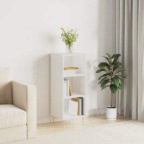 vidaXL Aparador 34,5x32,5x90 cm derivados de madeira branco brilhante