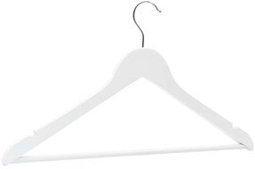 20 pcs conjunto de cabides antiderrapantes madeira branco