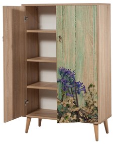 Armário Multiusos Multibox – Carvalho Sonoma – 80x127x36 cm