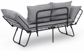 Sofá-Cama 2 Lugares Viper – Cinzento Claro – 150x78x60 cm