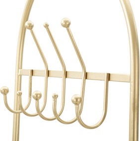 BANCO COM CABIDES 80X38,5X180 CM DOURADO E PRETO