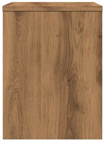 Mesa de cabeceira 2 pcs derivados de madeira carvalho artesanal