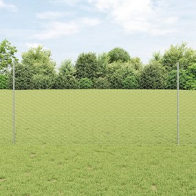 Postes de Cerca vidaXL 22 pcs U-Channel 120 cm Aço Galvanizado, Cerca