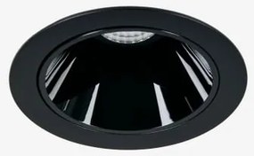 Downlight Led Embutido Com Moldura Redonda Em Alumínio Gensap Preto & 8 W & Ø7 Cm & 23º & Branco Frio 4000k - Sklum
