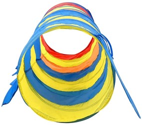 Túnel de brincar infantil 245 cm poliéster multicor