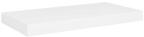Prateleiras de parede suspensas 4 pcs 50x23x3,8cm MDF branco