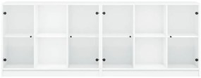 Estante c/ portas 204x37x75 cm derivados de madeira branco