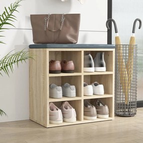 Sapateira 52,5x30x50 cm cor carvalho sonoma