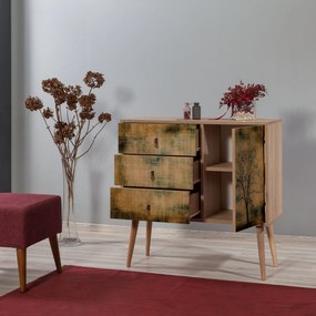 Cômoda Verybox – Carvalho Sonoma – 90x90x40 cm