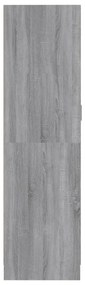 Roupeiro 82,5x51,5x180 cm derivados de madeira cinzento sonoma