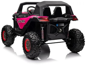 Carro elétrico para Crianças 24V 2 Lugares 4x4 Buggy UTV-MX 2000N Rodas de EVA, Assento de couro Rosa