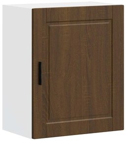 Armários parede cozinha 2 pcs Porto madeira carvalho castanho